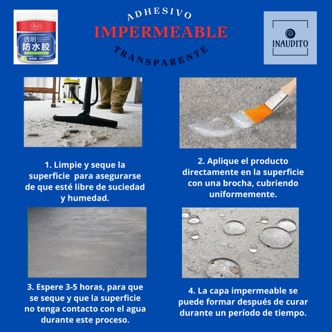 CLEARSEAL™ - Adhesivo Impermeable 300Gr + Brocha